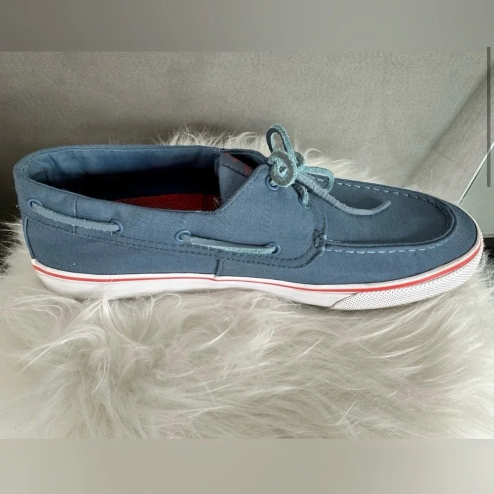 Men's SeaCycled Bahama Il Sneaker by Sperry Size 10.5 Canvas Boat Shoe